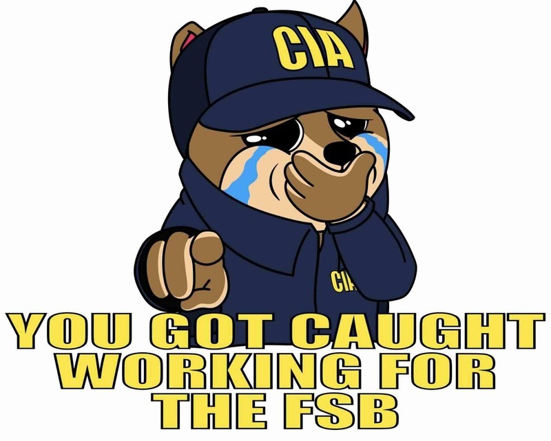 NAFO mascot pointing and laughing about Tim Pool's parent company accepting $10 million to fund pro-Russian content